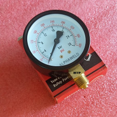 Pressure Gauge 28 Bar / 400 PSI, Black Body Dial Size 2.5 Inch, Reliable Quality In Stock Pressure Gauge 28 Bar / 400 PSI, Black Body Dial Size 2.5 Inch, Reliable Quality In Stock
